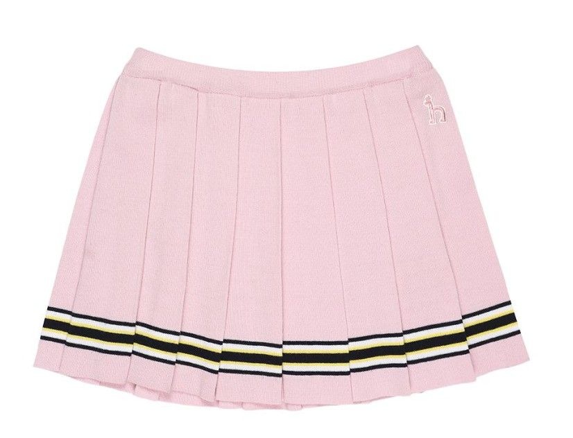 LF 헤지스 키즈 프레피 니트 핑크 셋업 스커트 HSS14SA85MPK