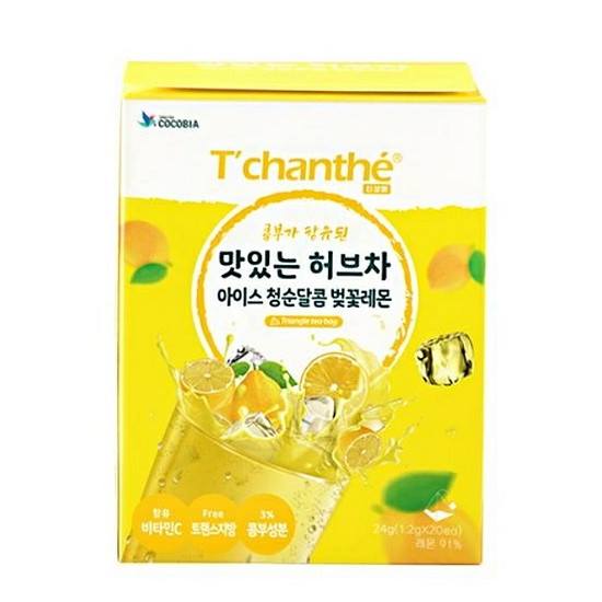 코코비아 티샹떼 아이스 청순달콤 벚꽃레몬 20T (1개)_이미지