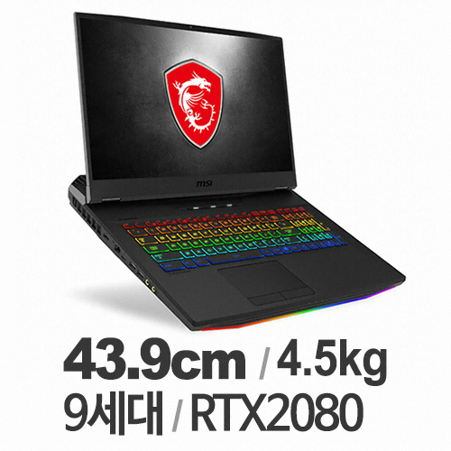 MSI GT시리즈 GT76 Titan DT 9SG 크루저 (SSD 512GB + 1TB)