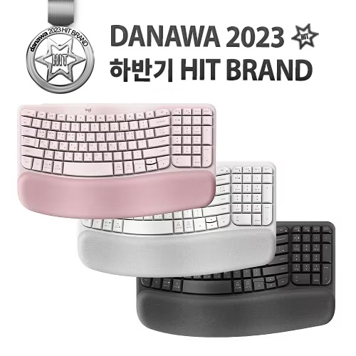 로지텍 Wave Keys (정품) (오프화이트)_이미지