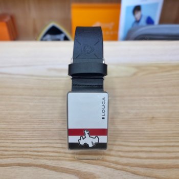 남성 BWN 루카심볼 에폭 버클 방패 경판 벨트 7GDBT935