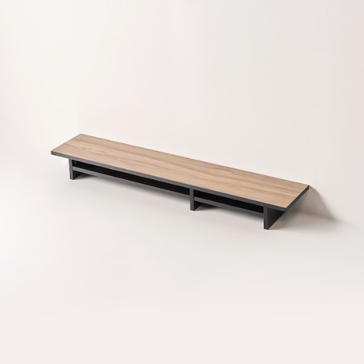 듀얼라인 선반형 모니터 받침대 1200