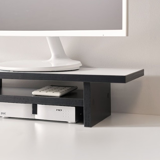 리센트 듀얼라인 선반형 모니터 받침대 1200_이미지