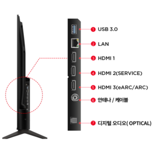 TCL 아이팔콘 65U65A (무타공 벽걸이)_이미지
