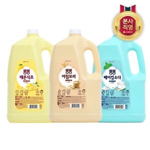 <b>퐁퐁</b> 아침보리 레몬식초 베이킹소다 3L 2개 택1