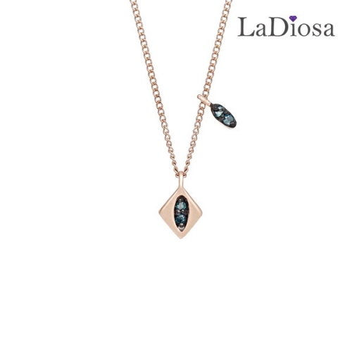  La Diosa 라디오사 18K 청다이아 목걸이 LK18JS-0306N