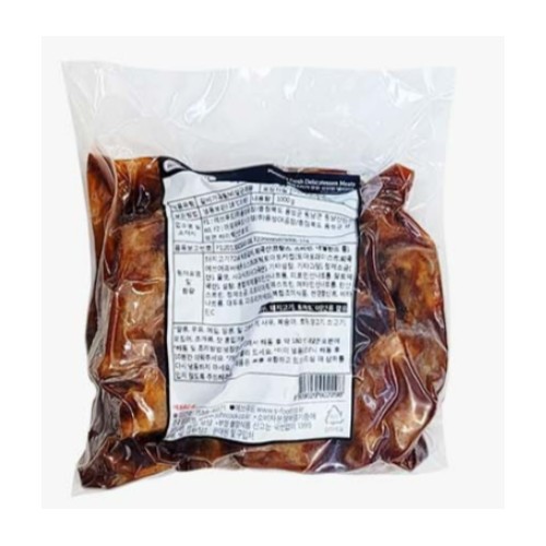 에쓰푸드 존쿡델리미트 바베큐쪽립 1kg (1개)_이미지