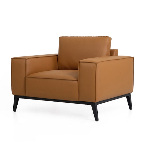 밀즈 라운지 가죽 소파 1인용