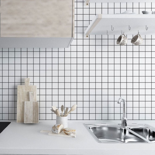 오너클랜 5m 타일 가구 주방 싱크대 포인트 벽지 스티커 시트지