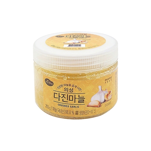 우일농산영농조합 맑은물에 의성 다진마늘 200g (1개)