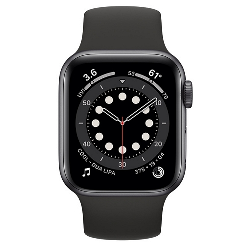 APPLE 워치 시리즈6 40mm 스페이스 그레이 알루미늄 (솔로 루프)_이미지
