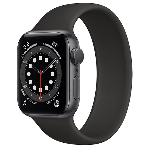 APPLE 워치 시리즈6 40mm 스페이스 그레이 알루미늄 (솔로 루프)_이미지