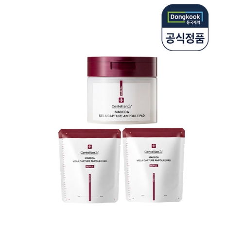 동국제약 센텔리안24 마데카 멜라 캡처 앰플 패드 60매 (본품1개+리필2개)