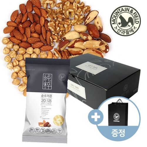 산과들에 순수가온 선물세트 20g 50개입이미지입니다. 누르면 해당 게시물로 새창이동합니다.