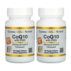 캘리포니아골드뉴트리션 CGN 코엔자임 큐텐Q10 100mg 60캡슐 (2개)_이미지