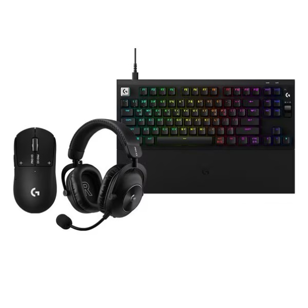 로지텍 G PRO X2 RAPID + PRO X3 SUPERSTRIKE + PRO X 3 LIGHTSPEED 키보드 마우스 헤드셋 세트 (정품)