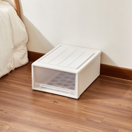 견고한 적층 서랍수납 S 아이보리