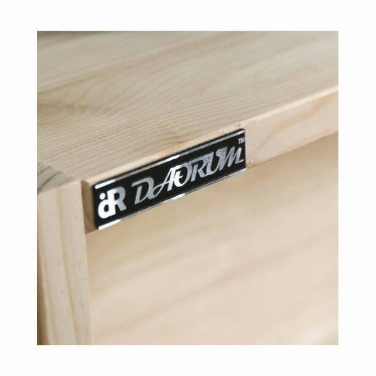 다오름 우형아빠 레드파인 3단 CD 장식장_이미지