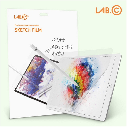 LAB.C  iPad mini 5세대 종이질감 오리지널 스케치 보호필름[액정 1매]