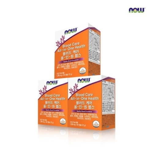  나우푸드 블러드 케어 올인원 헬스 1200mg 60캡슐 [3개]