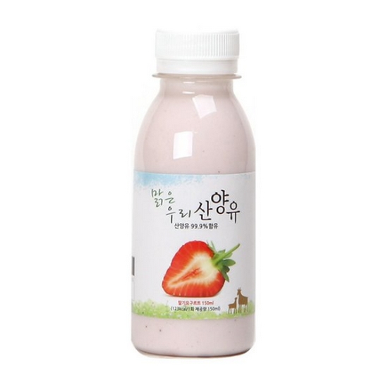 맑은우리산양유 딸기요구르트 150ml (14개)_이미지