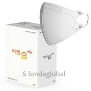 엣지 뉴초소형 새부리형 화이트 마스크 60매