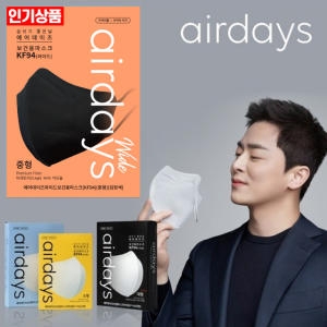 디더블유바이오 <b>에어</b><b>데이즈</b> <b>KF94</b> <b>중형</b> 와이드