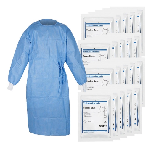 유한킴벌리 유한 일회용 수술가운 L 라지 20개 멸균 수술복 90002