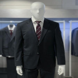 트루젠 한여름 블랙 울스판 기본핏 남자정장세트 2322TJ004054_이미지