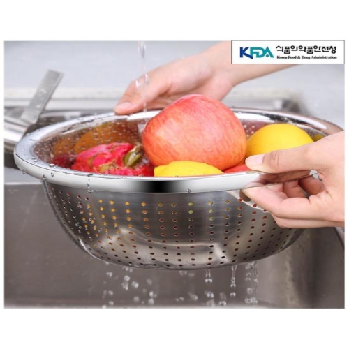 [불명] 쿠킹스 타공 스텐 채반 (22cm)