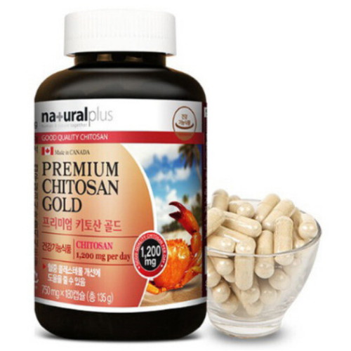 내츄럴플러스  프리미엄 키토산 골드 180캡슐 (1개)