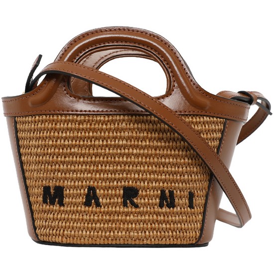 로고 라탄 미니크로스백 BMMP0067Q0 P3860 00M50