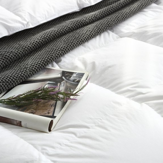 라셀렌 헝가리 다운80% 순면 구스이불 한파용 (퀸 Q)_이미지