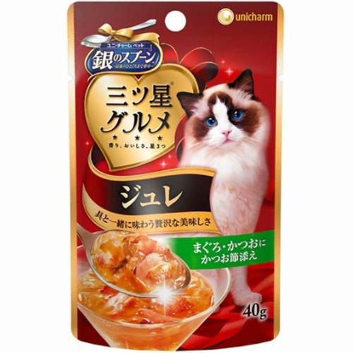 긴노스푼 미쓰보시 자묘용 후레이크 참치&가다랑어 35g (12개)_이미지