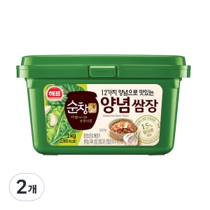 순창궁 발아콩 12가지 양념쌈장 1kg 2개