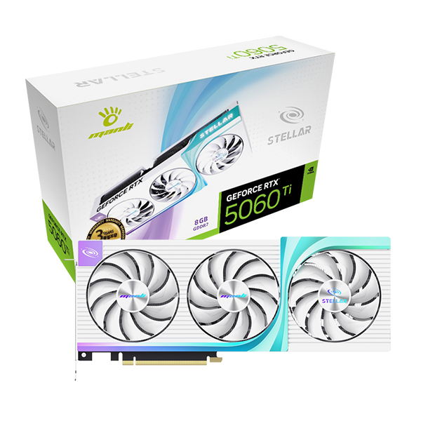 MANLI 지포스 RTX 5060 Ti Stellar OC D7 8GB 인텍앤컴퍼니_이미지