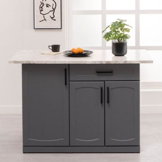 에보니아 산토리 수납형 아일랜드 홈바 식탁 1200 (의자별도)_이미지