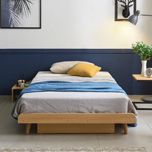 삼익가구 로체 헤드리스 침대 SS (매트별도)_이미지