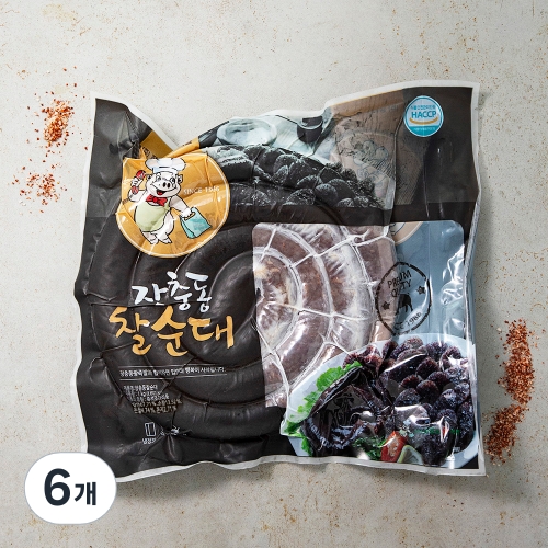 장충동왕족발 찰순대 1kg (6개)_이미지