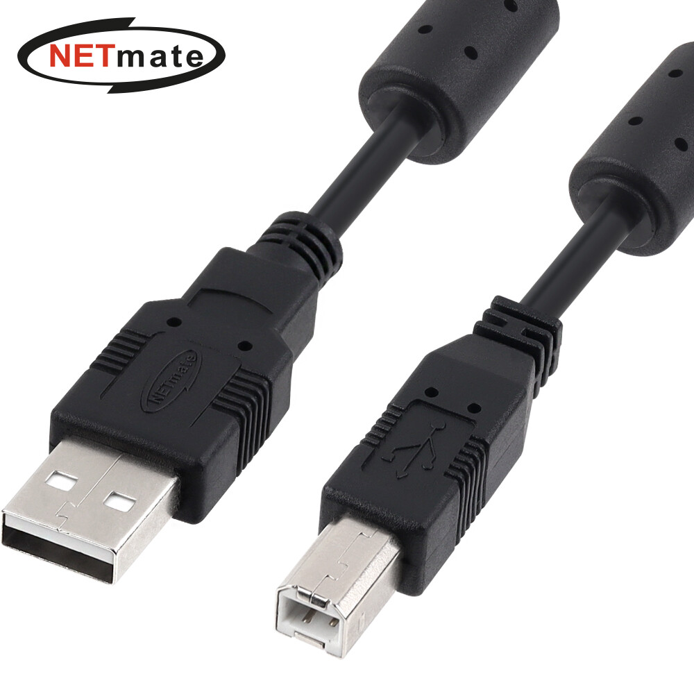 강원전자 NETmate USB 2.0 (A-B) (M/M) 노이즈필터 케이블이미지입니다. 누르면 해당 게시물로 새창이동합니다.