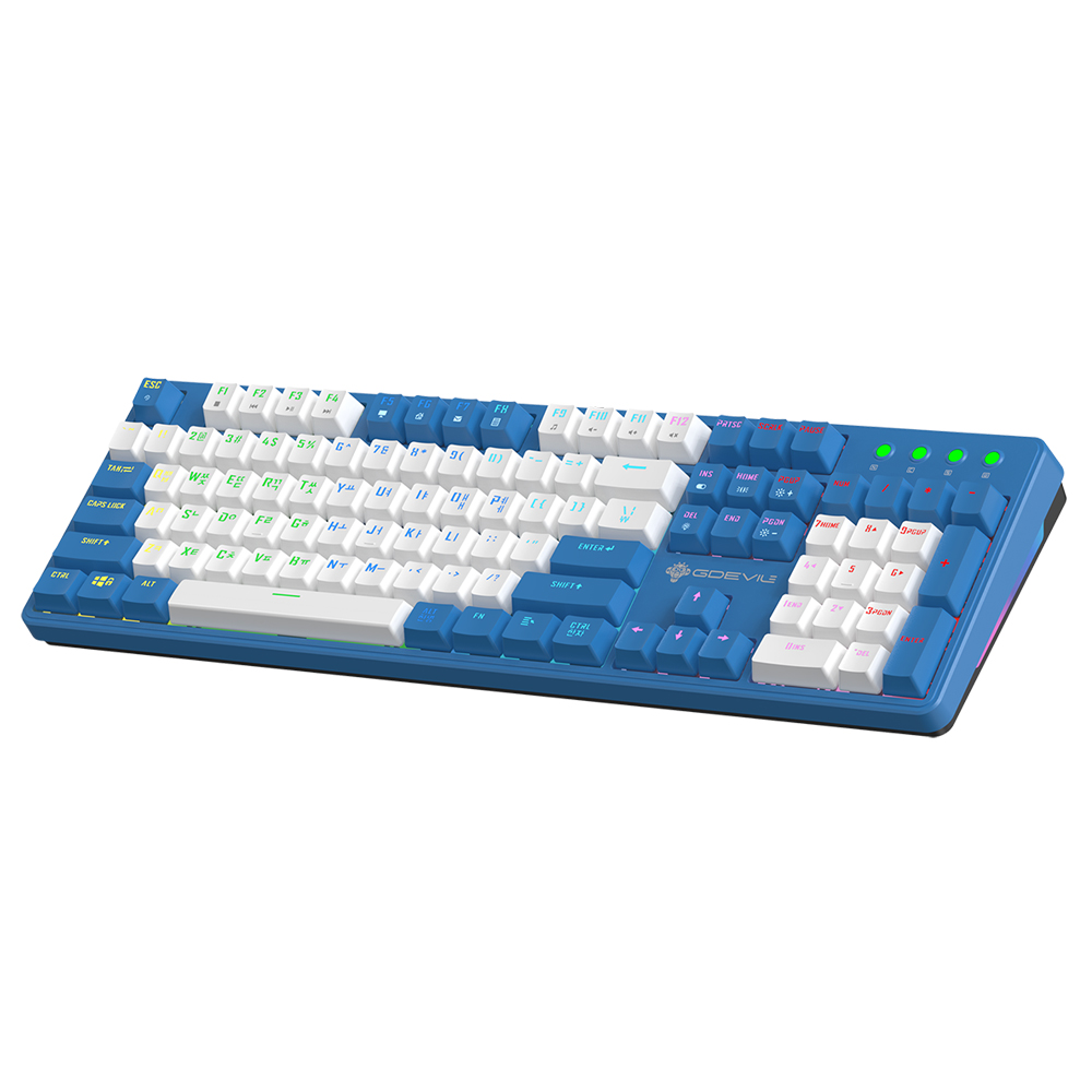 GDEVIL G918 HyperTrack 광축 (화이트 블루)_이미지