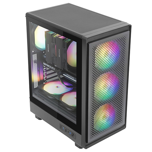 darkFlash DRX50 MESH RGB 강화유리 (블랙)_이미지