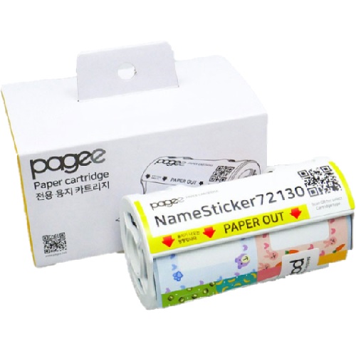 PAGEE PG1 전용 네임스티커 카트리지