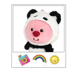 아이코닉스 잔망루피 봉제인형 동물시리즈 30cm 팬더35044534