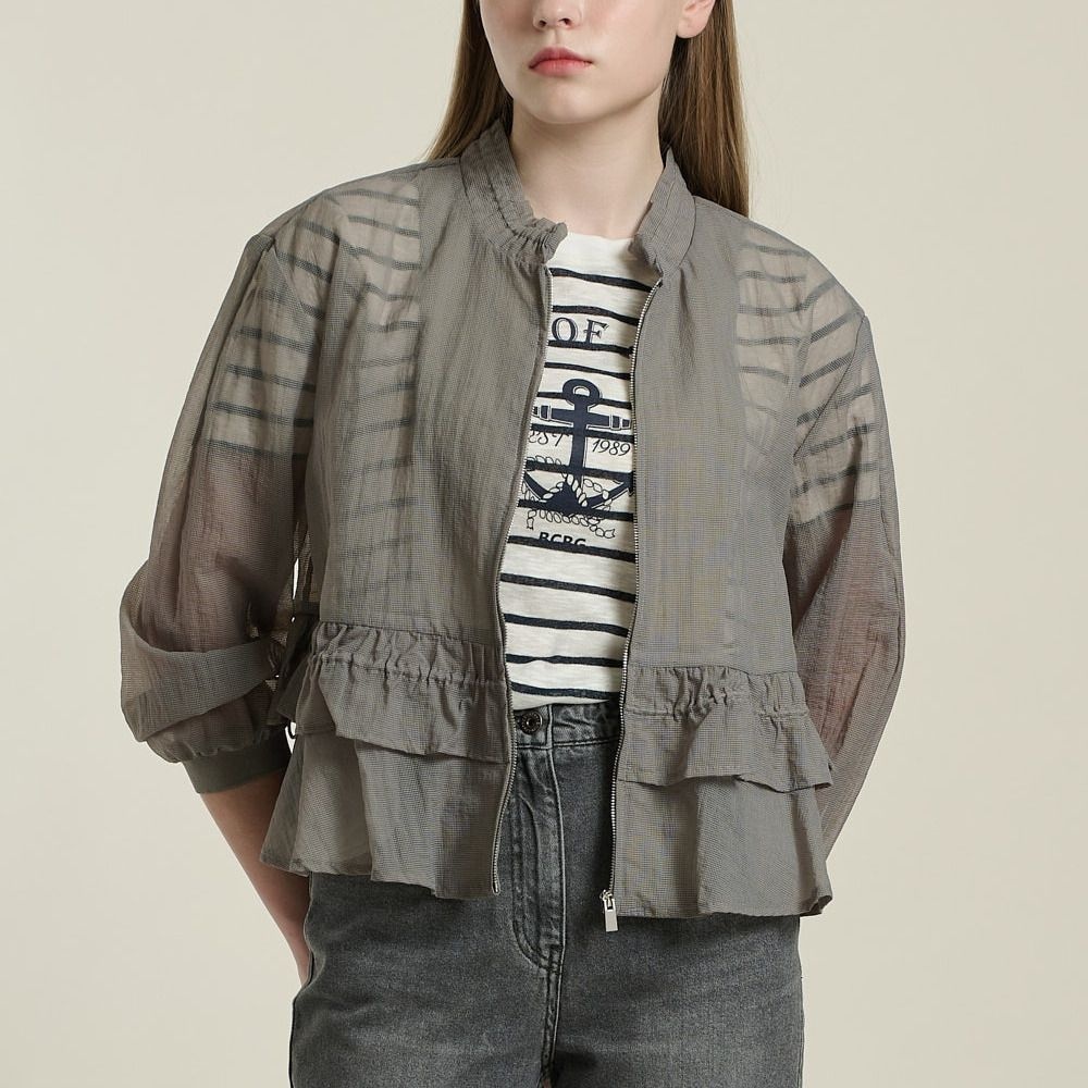 BCBG 비씨비지 프릴 포인트 썸머 점퍼 B6B3R179_이미지