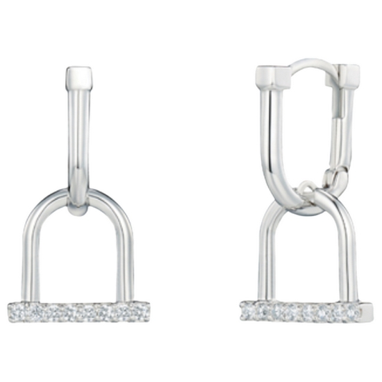 스톤헨지 U Lock 실버 귀걸이 N0137_이미지