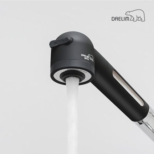 대림바스 디클린 수압상승 향균 주방헤드 블랙 에디션