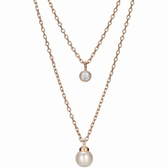 엘르 엘르주얼리 진주 레이어드 목걸이 ELBRNN009_이미지