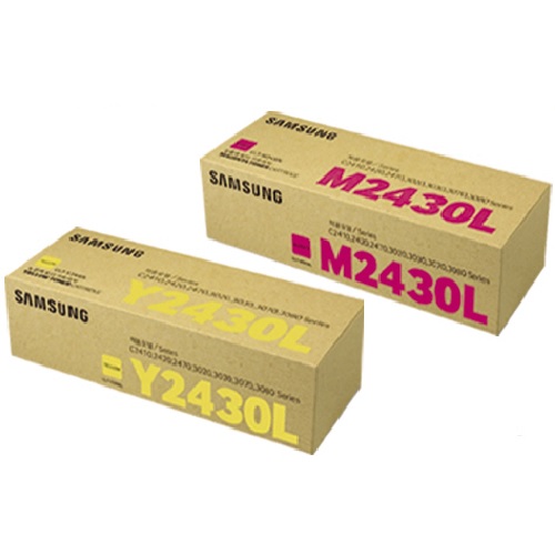 �Ｚ���� ��ǰ CLT-M2430L, CLT-Y2430L 2�� ��Ʈ