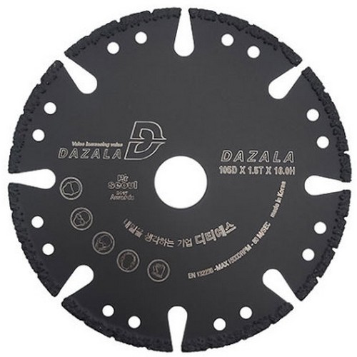 4인치 다잘라 다이아몬드 융착식날 DAZ-4